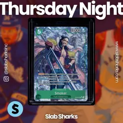 2025 ONE PIECE OP10 ROYAL BLOOD #OP10-030 SMOKER ALTERNATE ART - Image 1