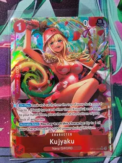 Kujyaku Alt Art OP11-004 SR A Fist of Divine Speed English One Piece TCG NM - Image 1