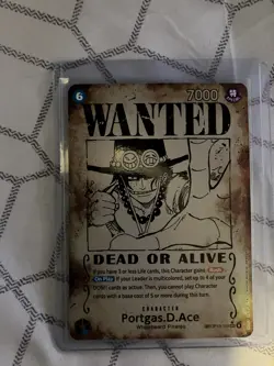 Portgas.D.Ace Wanted Poster SP OP13-119 SEC Alt One Piece Carrying On His Will - Image 1