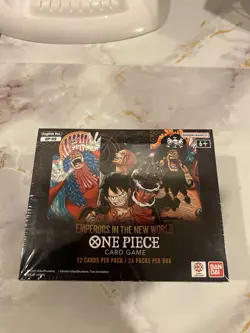 ONE PIECE EMPERORS IN THE NEW WORLD ENGLISH BOOSTER BOX OP-09 Mint New Sealed - Image 1