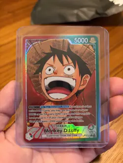 One Piece TCG - Carrying On His Will - Monkey.D.Luffy Leader Alt Art OP13-001 - Image 1