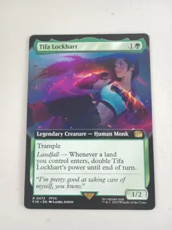 MTG Tifa Lockhart (Extended Art) Final Fantasy NM Regular 0473 Magic - Image 1