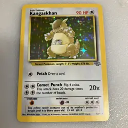 1999 Pokemon TCG Kangaskhan Jungle Holo Rare Card 5/64 NM Near Mint - Image 1