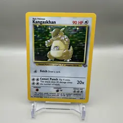 Pokemon TCG Kangaskhan Holo Rare Jungle Unlimited 5/64 Vintage WOTC 1999 NM-LP - Image 1