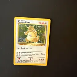 Pokemon TCG Kangaskhan Jungle Holo Card 5/64 Unlimited Rare, LP-NM Condition - Image 1