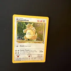 Pokemon TCG Kangaskhan Jungle Holo Card 5/64 Unlimited Rare, LP-NM Condition - Image 3