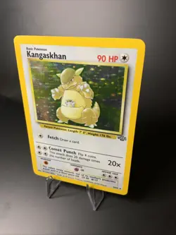 Kangaskhan Jungle 5/64 Holo Unlimited Holo Rare NM/LP Vintage Pokemon Card TCG - Image 2