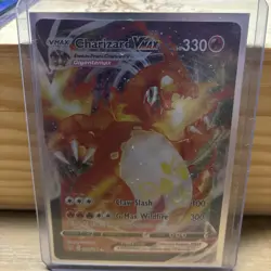 Charizard VMAX 020/189 Swsh03: Darkness Ablaze Holo soft and hard cover included - Image 2
