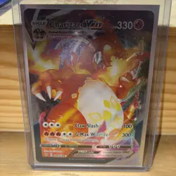 Charizard VMAX 020/189 Swsh03: Darkness Ablaze Holo soft and hard cover included - Image 3