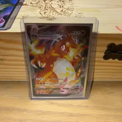 Charizard VMAX 020/189 Swsh03: Darkness Ablaze Holo soft and hard cover included - Image 4