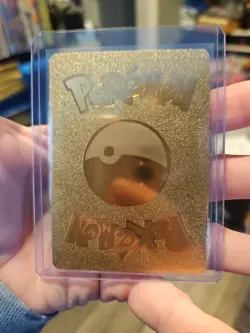 Charizard VMAX Gold Foil Fan Art Textured Collector Pokemon Card 020/189 B - Image 4