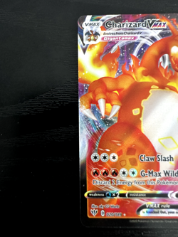 Pokemon Holo Charizard VMAX Darkness Ablaze Ultra Rare Full Art 020/189 NM Card - Image 4