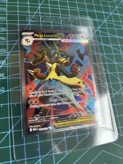 Pokemon TCG Mega Lucario EX 160/132 Mega Evolution - Full Art- Pack Fresh NM/M - Image 2