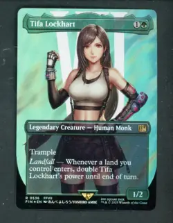 2025 Final Fantasy Borderless Surge Foil #0536 Tifa Lockhart - Image 1