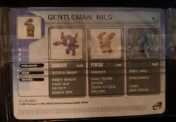 Gentleman Nils Pokemon 2003 Promo NEW SEALED CARD - Image 1