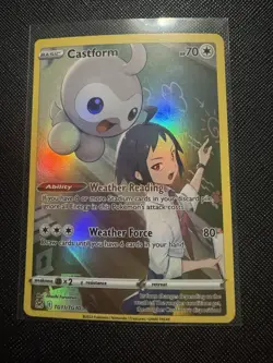Pokemon TCG Castform Holo Ultra Rare Trainer Gallery Card TG11/TG30 Lost Origin - Image 1