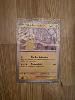 Pokemon x Natural History Museum Pikachu Jumbo Promo Card - Image 1