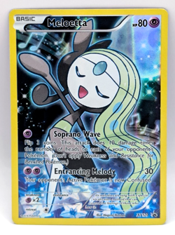 Meloetta XY120 XY Full Art Black Star Promo Holo Pokemon Card LP - Image 1