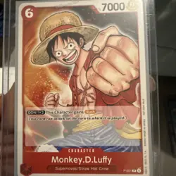 Monkey.D.Luffy (001) P-001 One Piece Demo Deck Cards Regular - Image 1