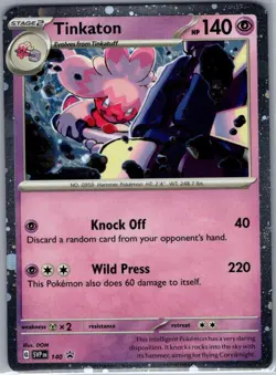 Tinkaton - (Cosmo Holo) SVP 140 SV: Scarlet & Violet Promo - Pokemon Card - NM - Image 1