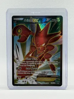 Pokemon TCG Scizor EX Full Art Ultra Rare Holo Card 119/122 Breakpoint - Image 1