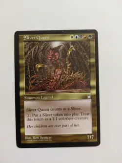 Magic: The Gathering Sliver Queen Stronghold Lightly Played LP Rare Vintage Card - Image 1