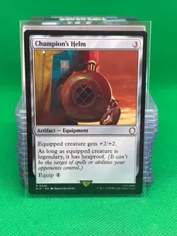 MTG - CHAMPION'S HELM - Fallout (R) - Image 1