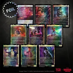 MTG Secret Lair X Stranger Things FOIL Edition New Sealed - Image 1