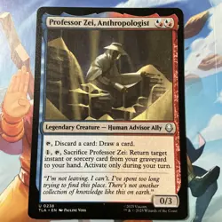 Professor Zei, Anthropologist - 0238 - Avatar: The Last Airbender TLA - MTG Reg - Image 1