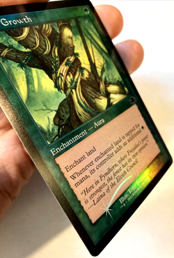 MTG Wild Growth *RETRO FRAME FOIL* Dominaria Remastered 352 NM - Image 2