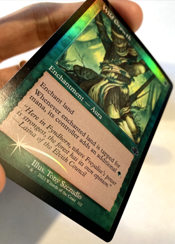 MTG Wild Growth *RETRO FRAME FOIL* Dominaria Remastered 352 NM - Image 3