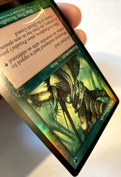 MTG Wild Growth *RETRO FRAME FOIL* Dominaria Remastered 352 NM - Image 4