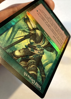 MTG Wild Growth *RETRO FRAME FOIL* Dominaria Remastered 352 NM - Image 5