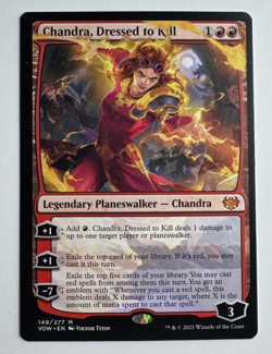 MTG VOW Chandra, Dressed to Kill - Promo Pack: Dominaria United (PPDMU) 149 NM/M - Image 1