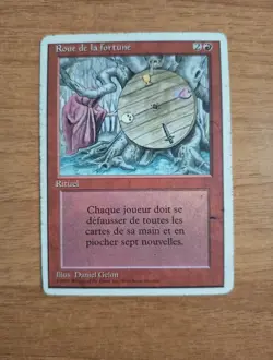 MTG WHEEL OF FORTUNE French VG - Roue de la fortune FWB MAGIC #1 - Image 1