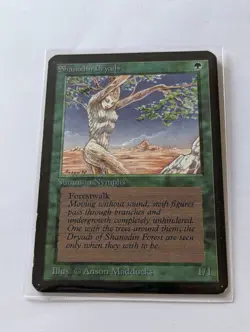 WOTC MTG Vintage Alpha Edition Shanodin Dryads (NM) CCG Magic the Gathering - Image 1
