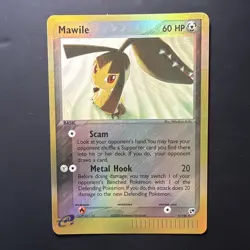 [NM] 2003 Pokemon Mawile 9/100 EX Sandstorm Reverse Holo Rare - Image 1