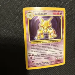 Pokemon TCG Alakazam Base Set 1/102 Holo 1999-2000 Wizards Base Set LP - Image 4
