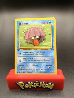 1st Edition Shellder 54/62 Pokemon TCG WOTC Base Set Fossil MINT NM - Image 1
