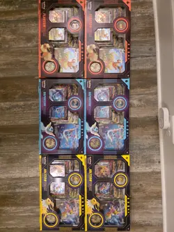 Pokemon Eevee Evolution VMAX Premium Collection Box Set of 3 Good Condition - Image 3