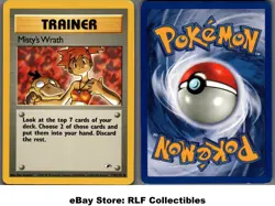 2000 Pokemon, Gym Heroes, #114/132 Misty's Wrath, Uncommon (b) - Image 1