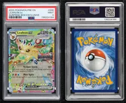 Leafeon ex (Surprise Box Promo) Pokemon Prismatic Evolutions PRE PSA 9 MINT - Image 3