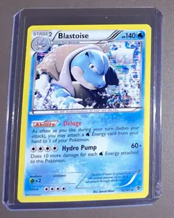 Blastoise Holo 16/101 - Black & White Plasma Blast Pokemon - Image 1