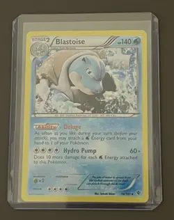 Blastoise Holo 16/101 - Black & White Plasma Blast Pokemon - Image 3