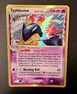 Typhlosion (Delta Species) 12/101 Dragon Frontiers Holo English Pokemon Card - Image 1