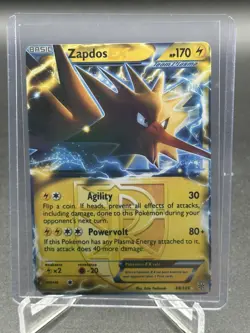 ZAPDOS EX 2012 POKEMON BLACK & WHITE PLASMA STORM RARE 48/135 Q0107 - Image 1