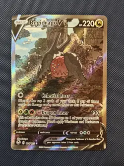 Regidrago V Alternate Art 184/195 Ultra Rare Pokemon Silver Tempest NM/M - Image 1