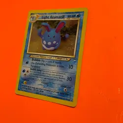 Light Azumarill Holo Rare 13/105 HP Neo Destiny Pokemon Card 013/105 WOTC - Image 3
