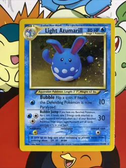Light Azumarill - 13/105 - Pokemon Neo Destiny Unlimited Holo Rare Card WOTC NM - Image 1