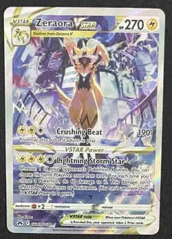 Zeraora VSTAR GG43/GG70 Holo Crown Zenith Galarian Gallery Pokemon NM Card - Image 1